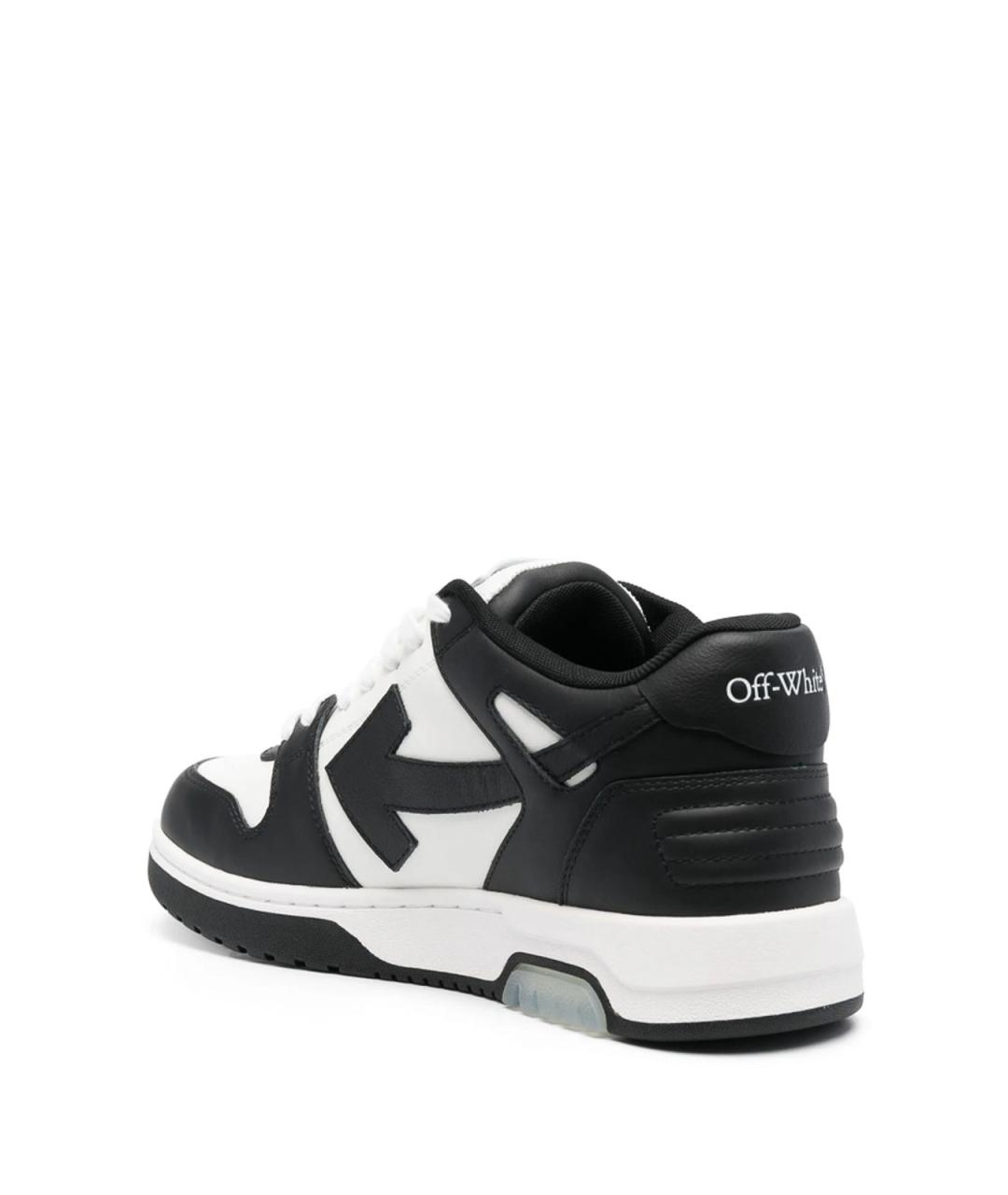 OFF-WHITE Мульти кожаные низкие кроссовки / кеды, фото 2