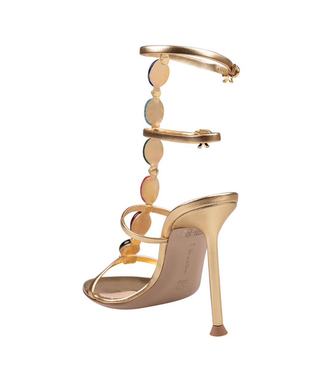 GIANVITO ROSSI Мульти кожаные босоножки, фото 3