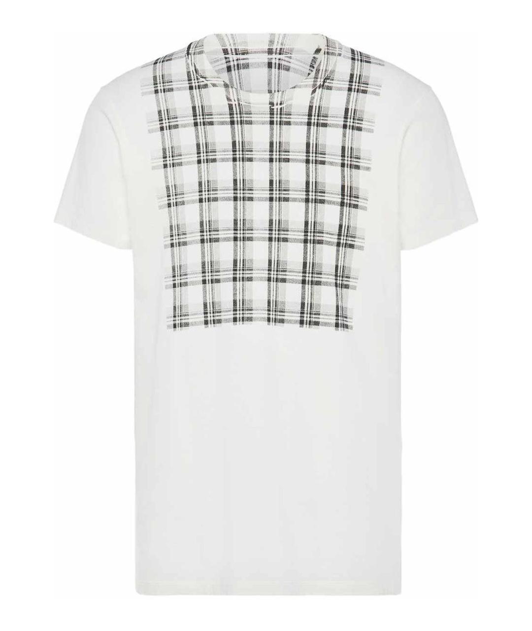 MAISON MARGIELA Белая хлопковая футболка, фото 1