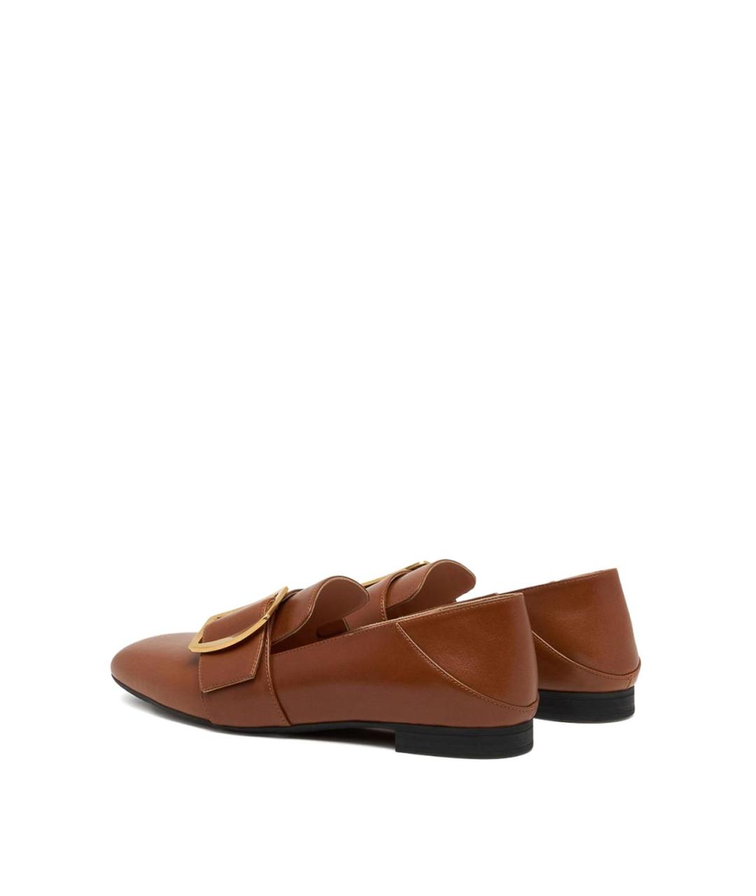 BALLY Коричневые кожаные лоферы, фото 3