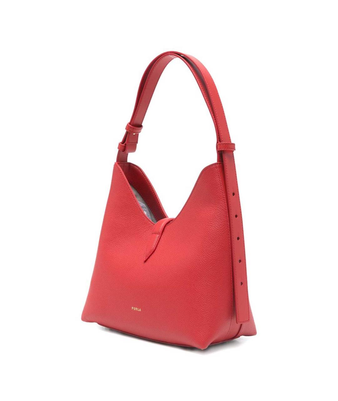 FURLA Красная кожаная сумка тоут, фото 5
