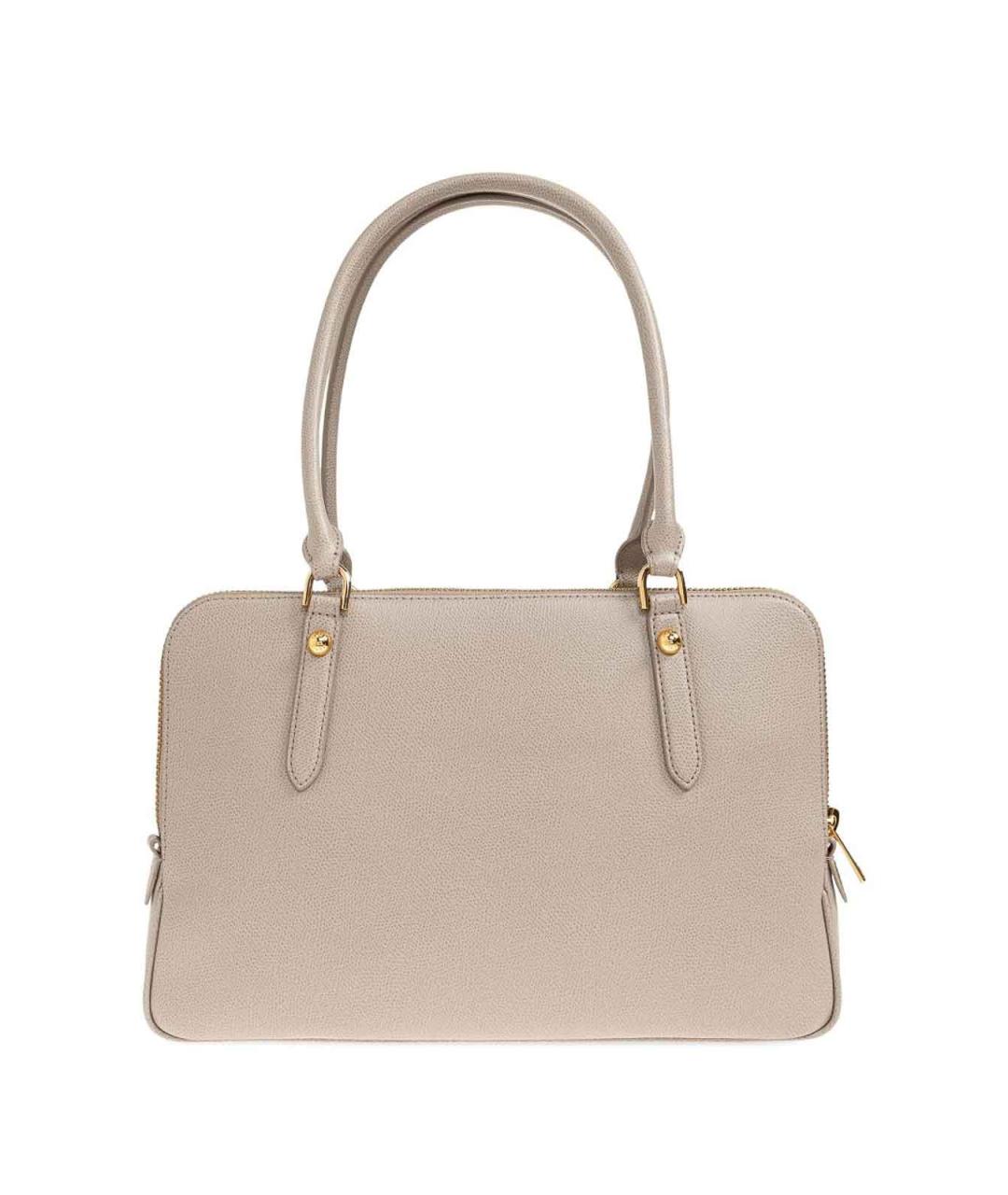 FURLA Бежевая кожаная сумка тоут, фото 4