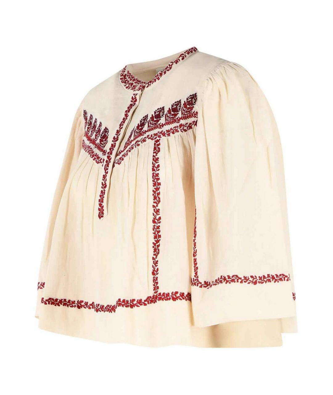 ISABEL MARANT Белая хлопковая рубашка, фото 3