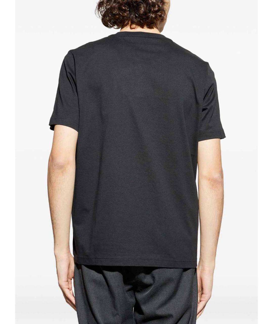 PAUL SMITH Черная хлопковая футболка, фото 3