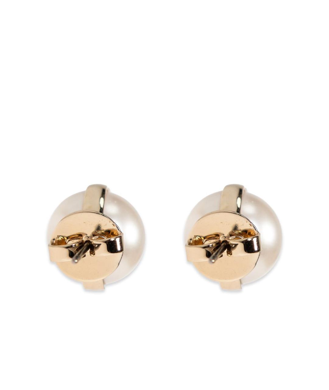 TORY BURCH Черные металлические серьги, фото 3