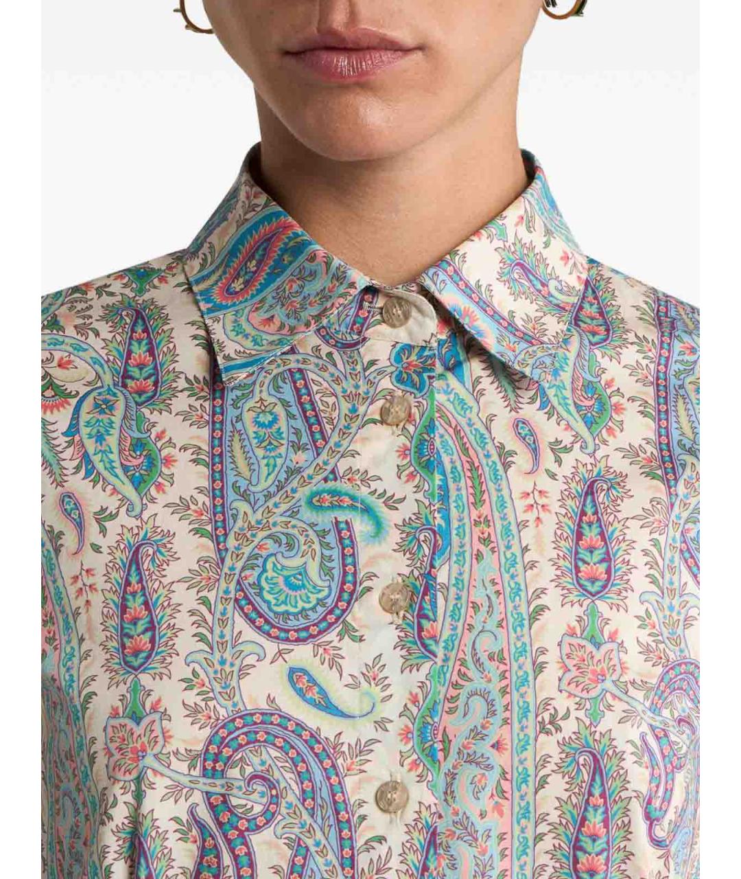 ETRO Мульти хлопковая рубашка, фото 3