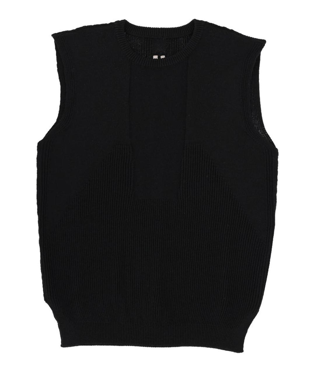 RICK OWENS Черная майка, фото 1