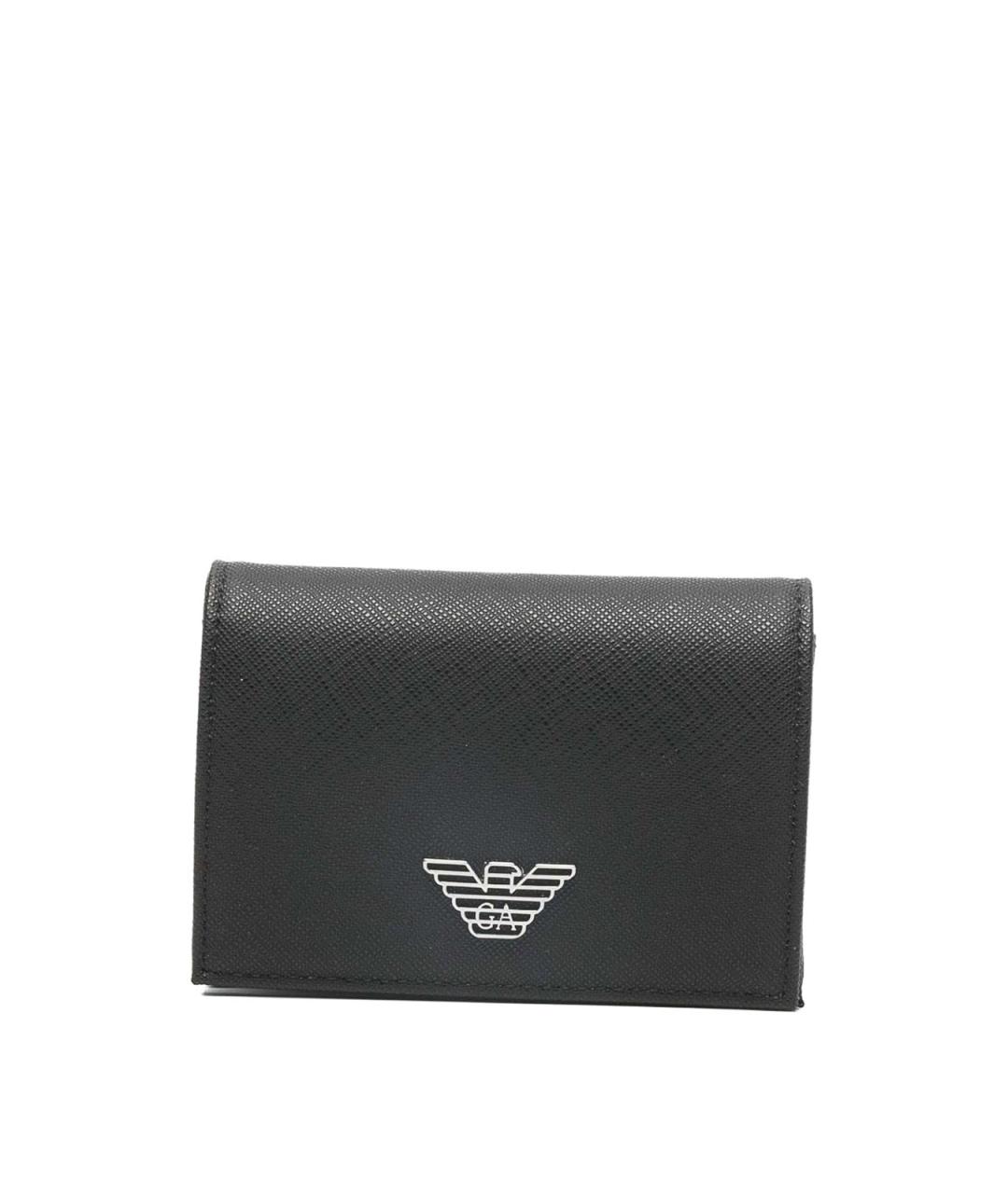 EMPORIO ARMANI Черная кожаная папка для документов, фото 1