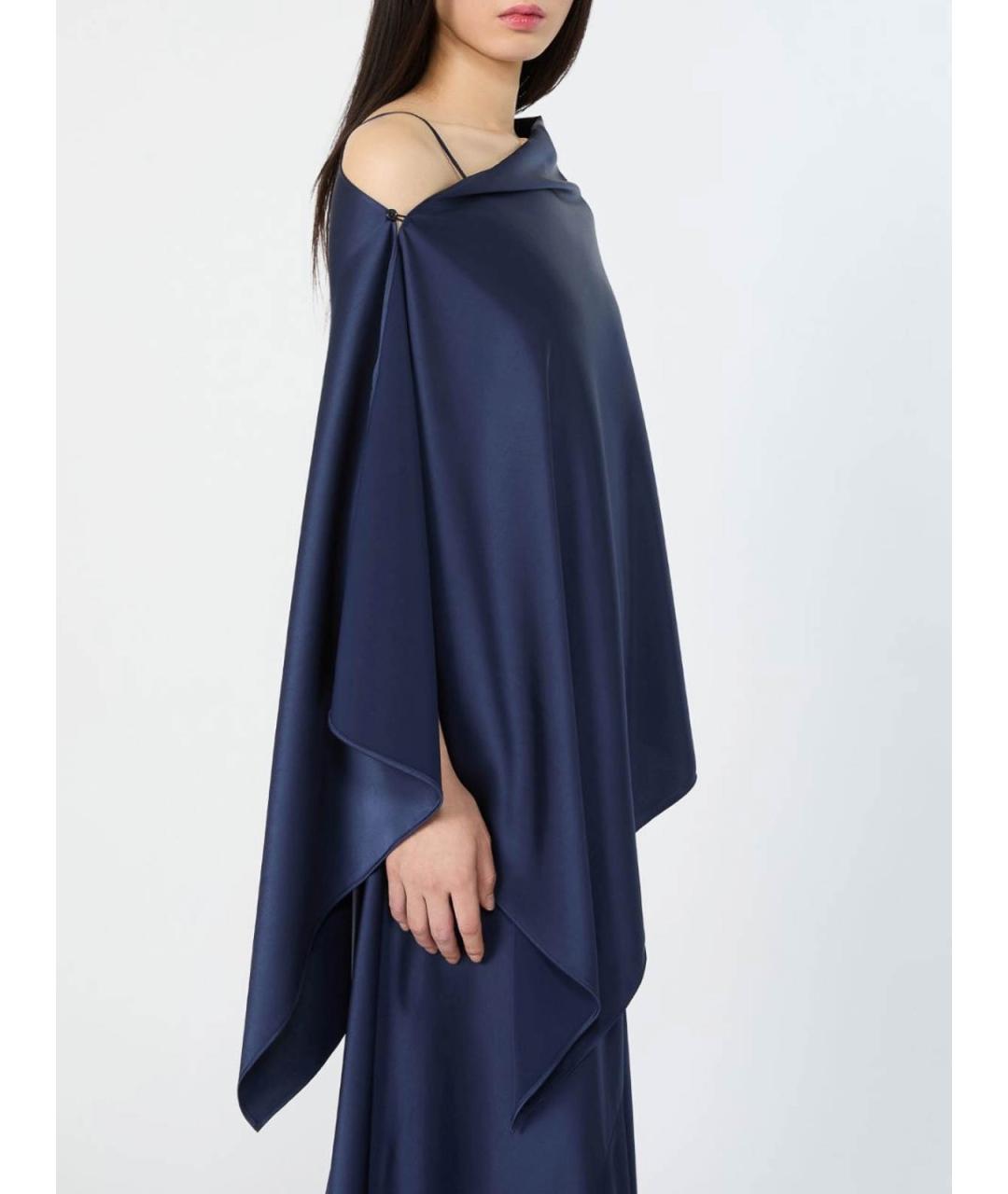 WEEKEND MAX MARA Синее вечернее платье, фото 2