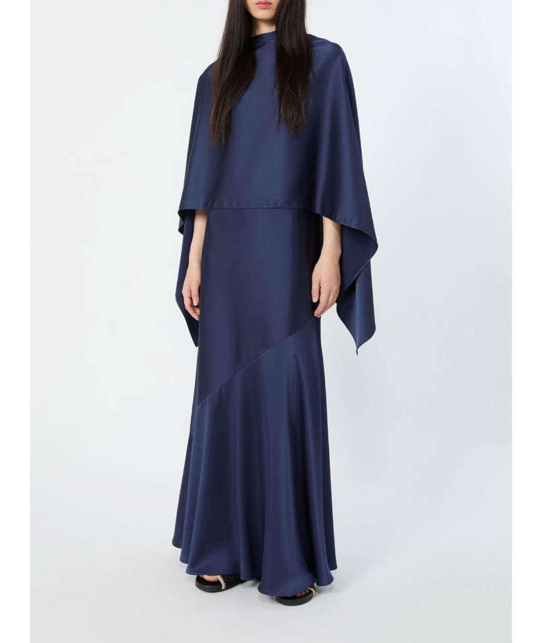 WEEKEND MAX MARA Синее вечернее платье, фото 5