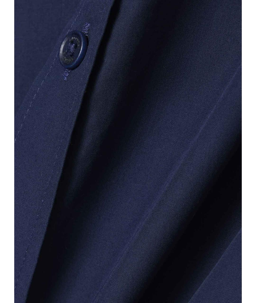 LACOSTE Синяя хлопковая кэжуал рубашка, фото 4