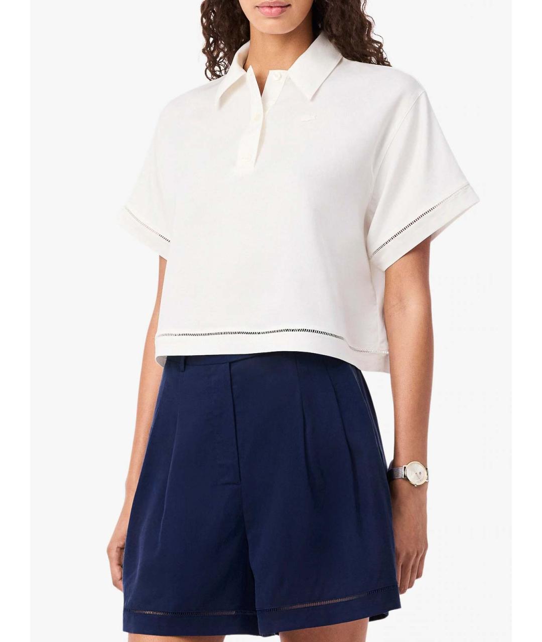 LACOSTE Белая футболка, фото 6