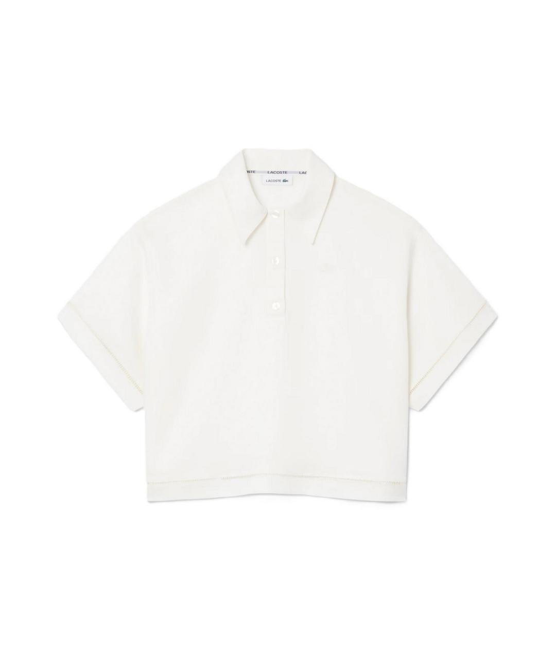 LACOSTE Белая футболка, фото 1