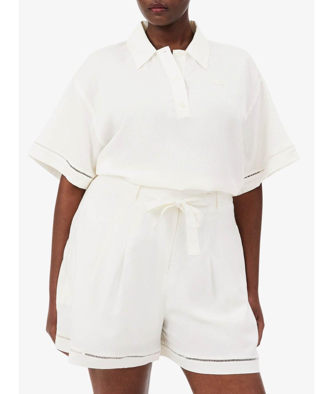LACOSTE Белая футболка, фото 4