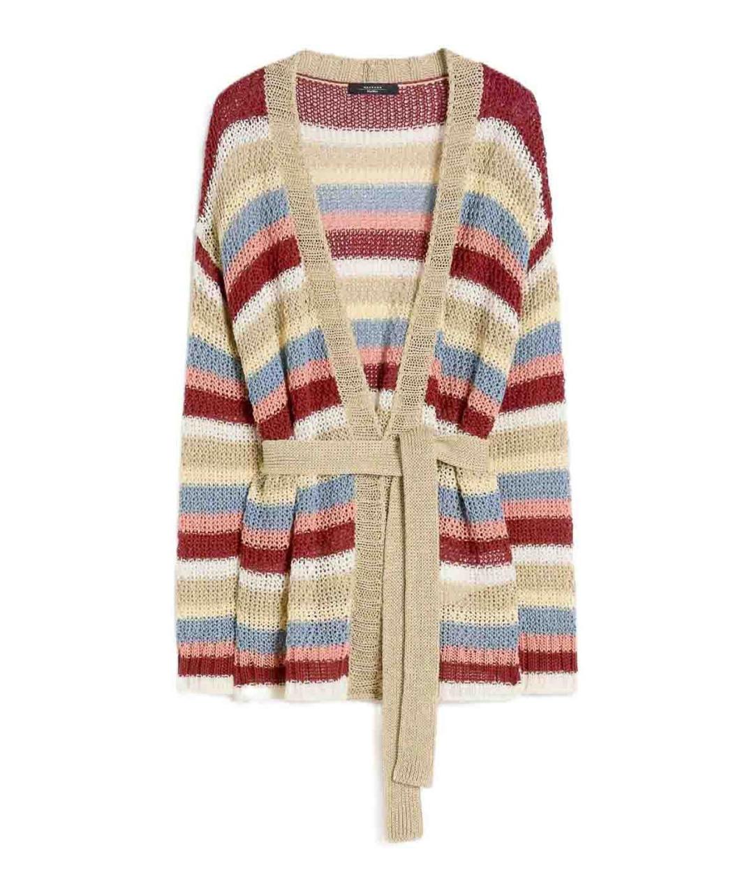 WEEKEND MAX MARA Мульти хлопковый кардиган, фото 1