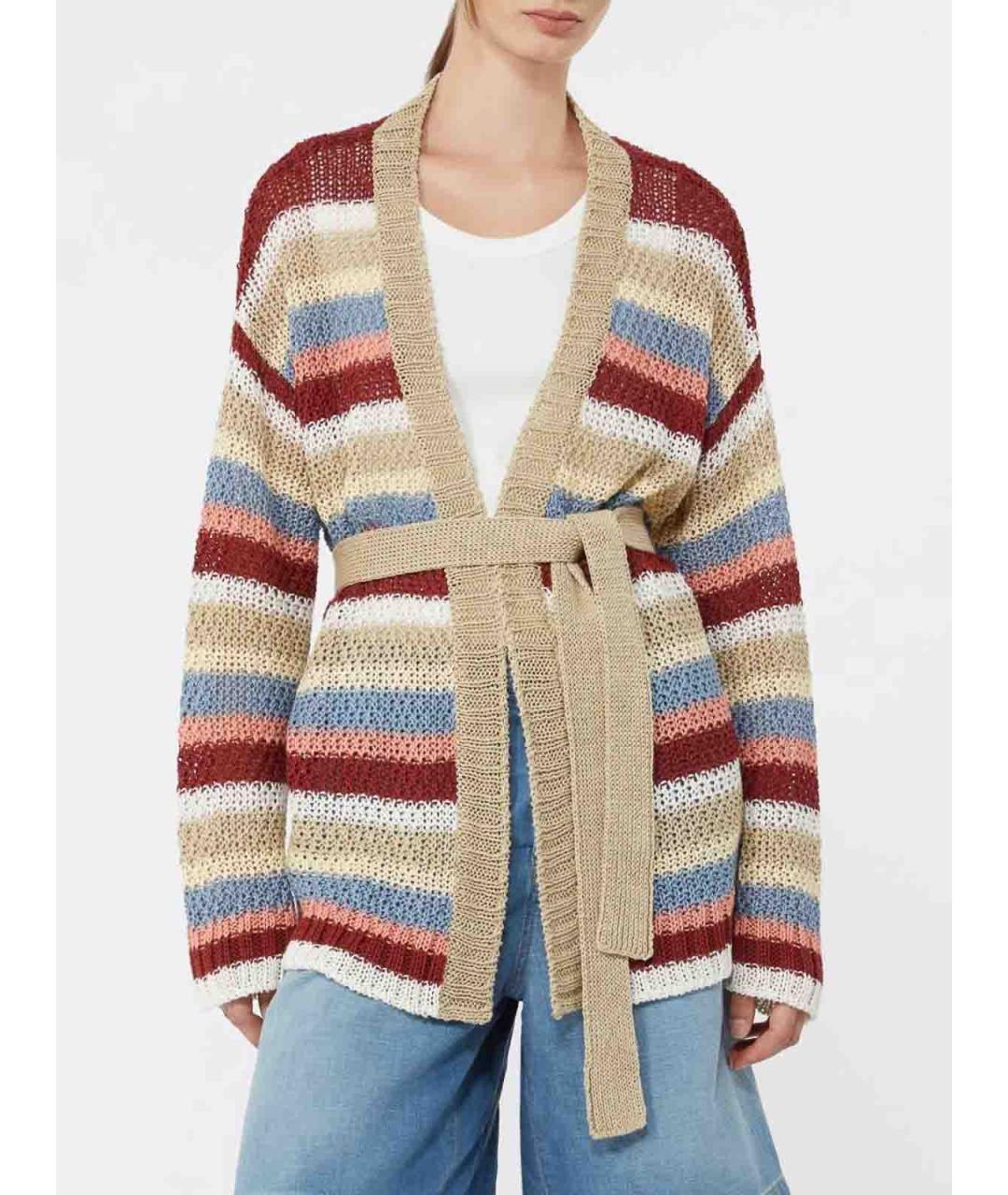 WEEKEND MAX MARA Мульти хлопковый кардиган, фото 4