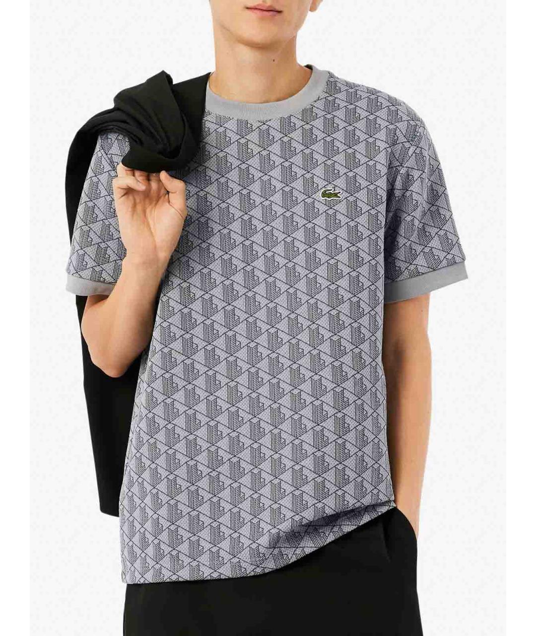 LACOSTE Серая футболка, фото 4