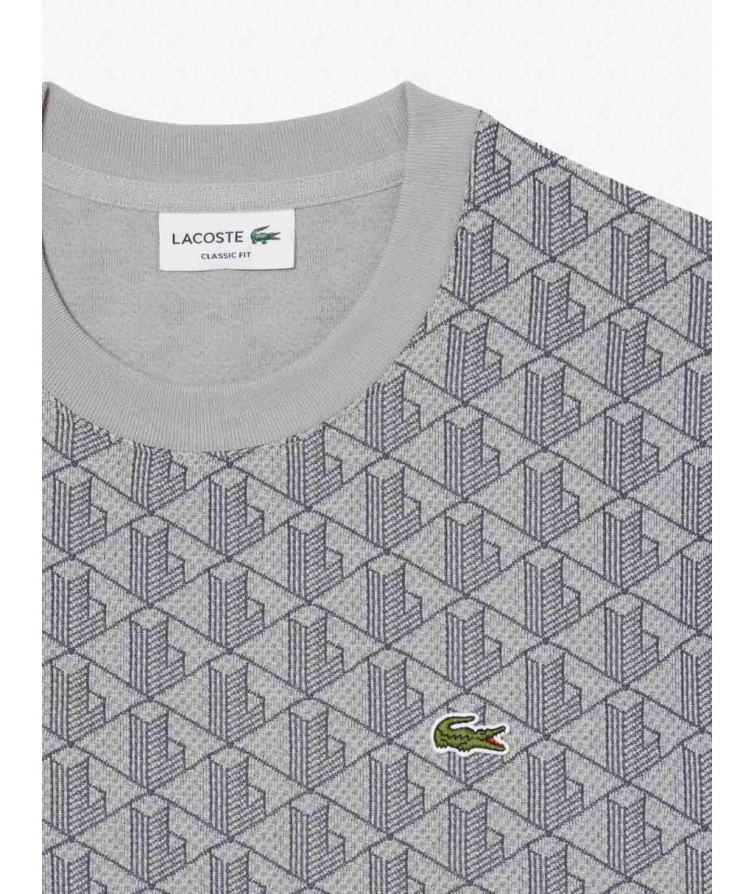 LACOSTE Серая футболка, фото 2
