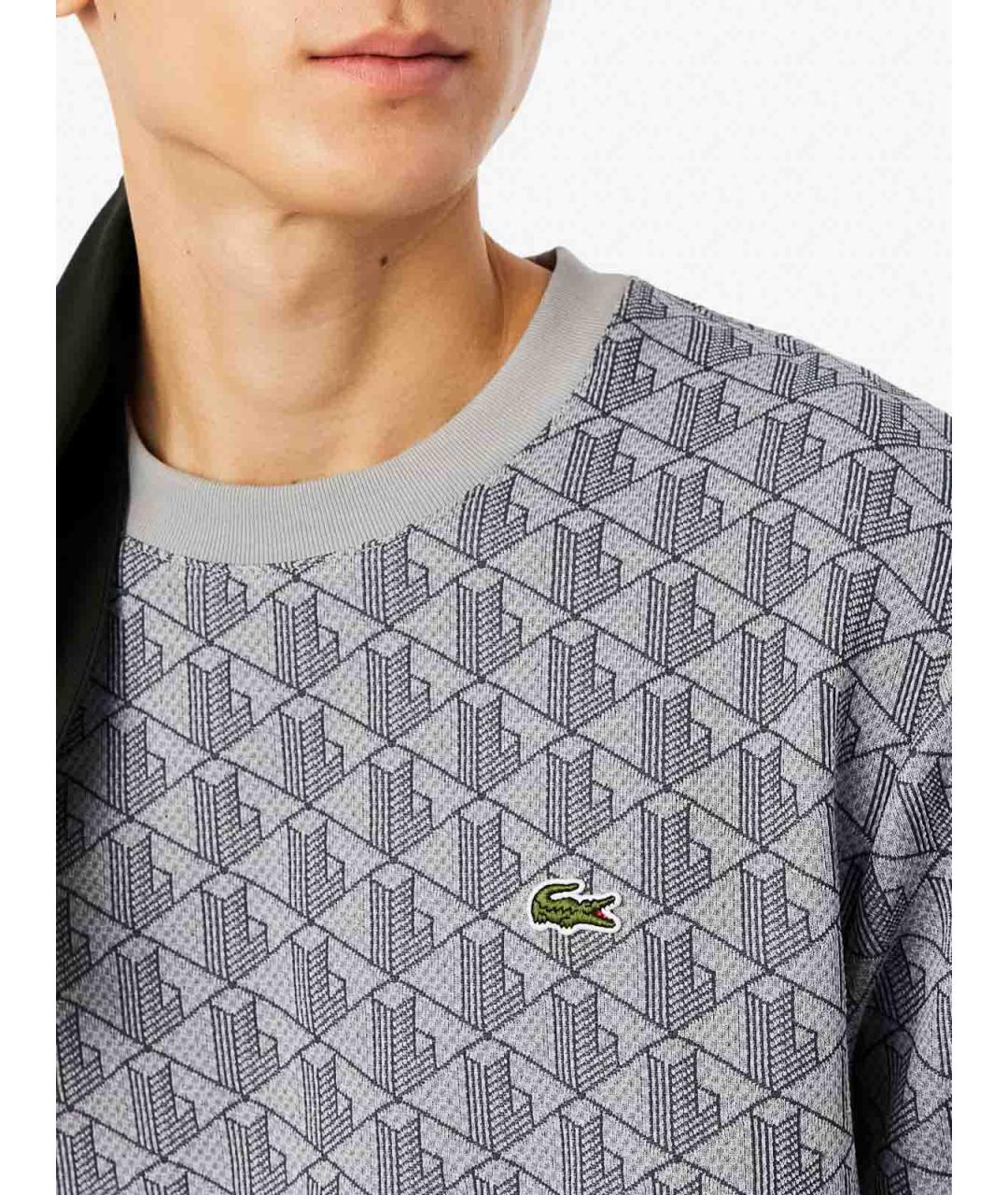 LACOSTE Серая футболка, фото 5