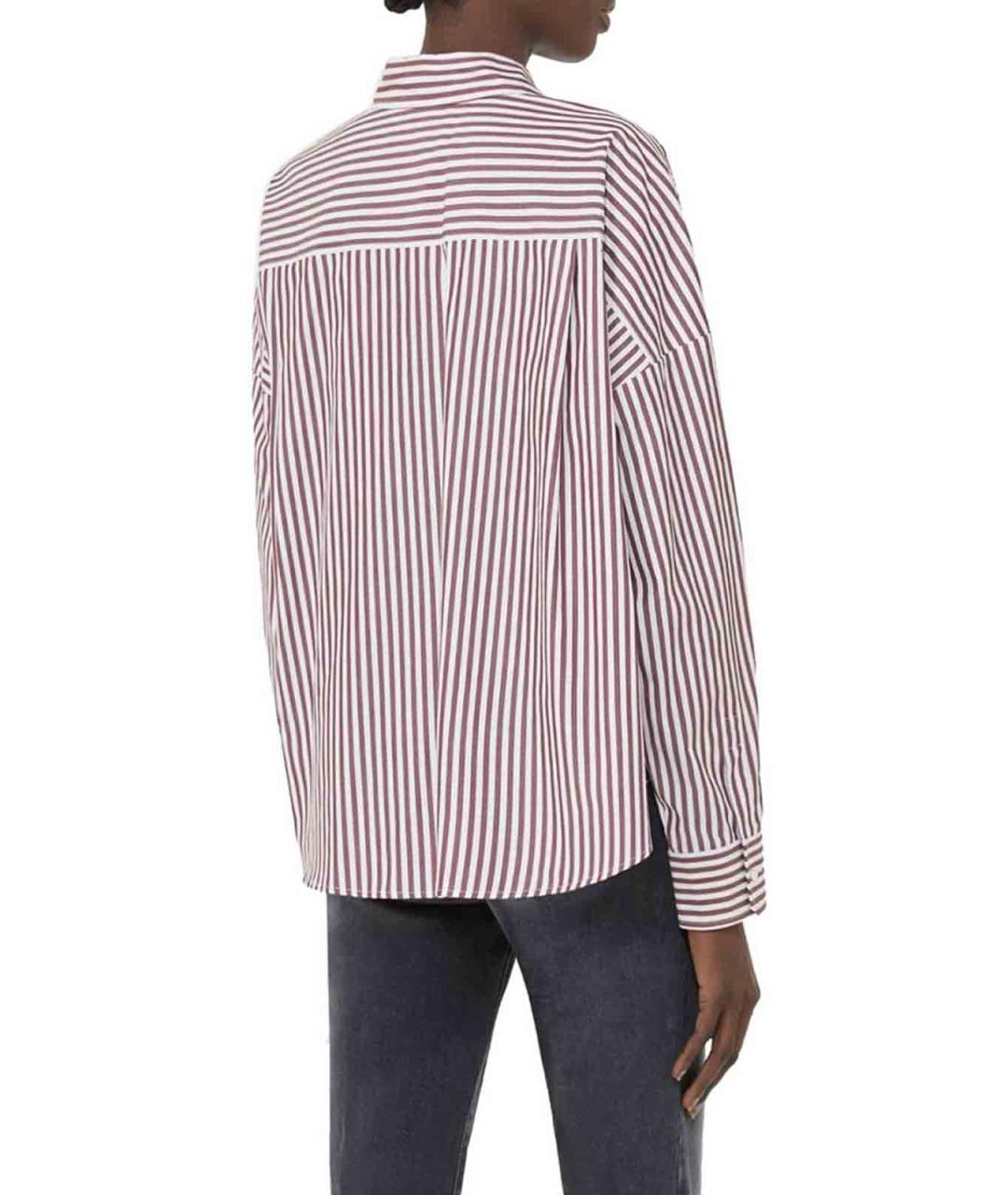 WEEKEND MAX MARA Бордовая хлопковая рубашка, фото 3