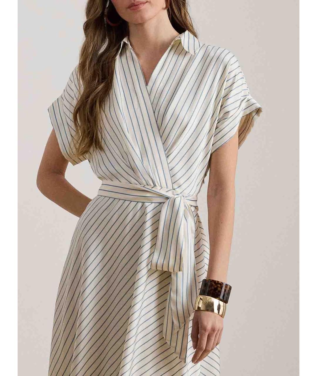 RALPH LAUREN Мульти полиэстеровое повседневное платье, фото 4