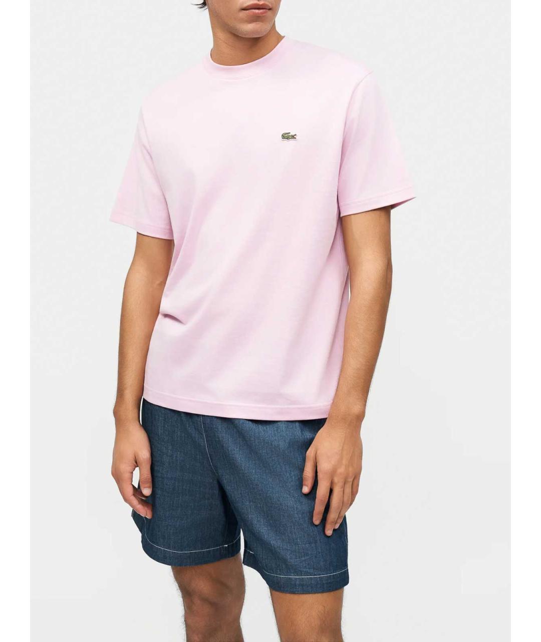 LACOSTE Темно-синие хлопковые шорты, фото 5