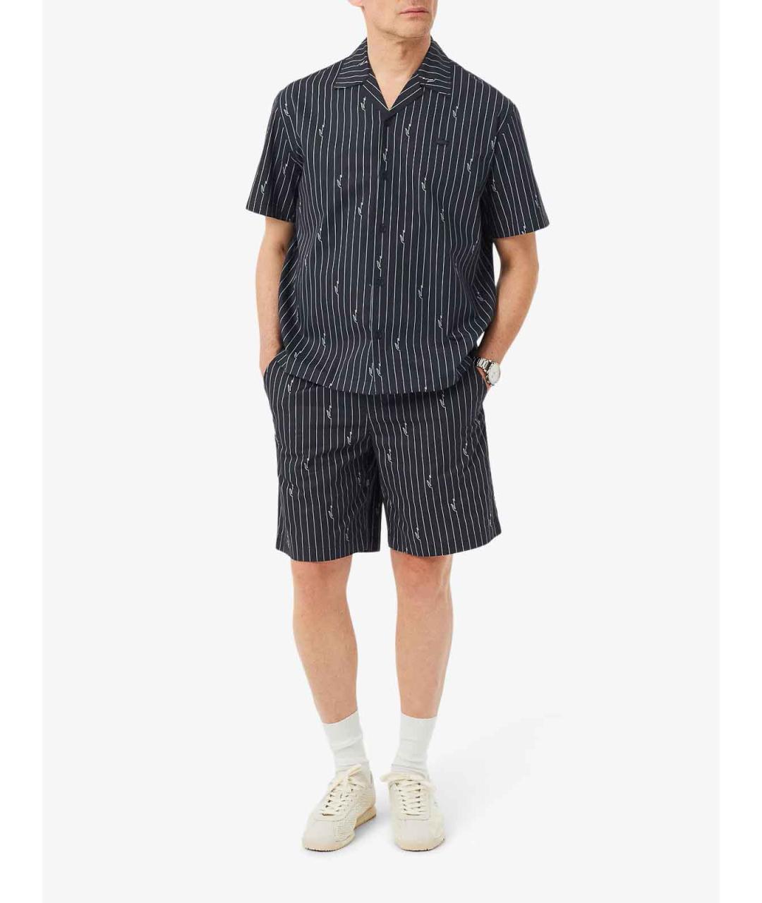 LACOSTE Синие хлопковые шорты, фото 6