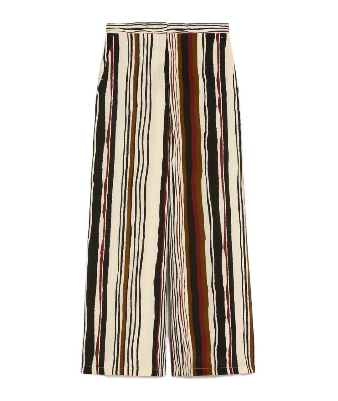 MAX MARA STUDIO Мульти шерстяные брюки широкие, фото 1
