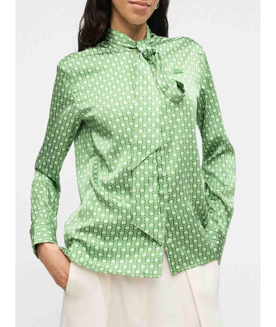 LACOSTE Зеленая полиэстеровая рубашка, фото 6