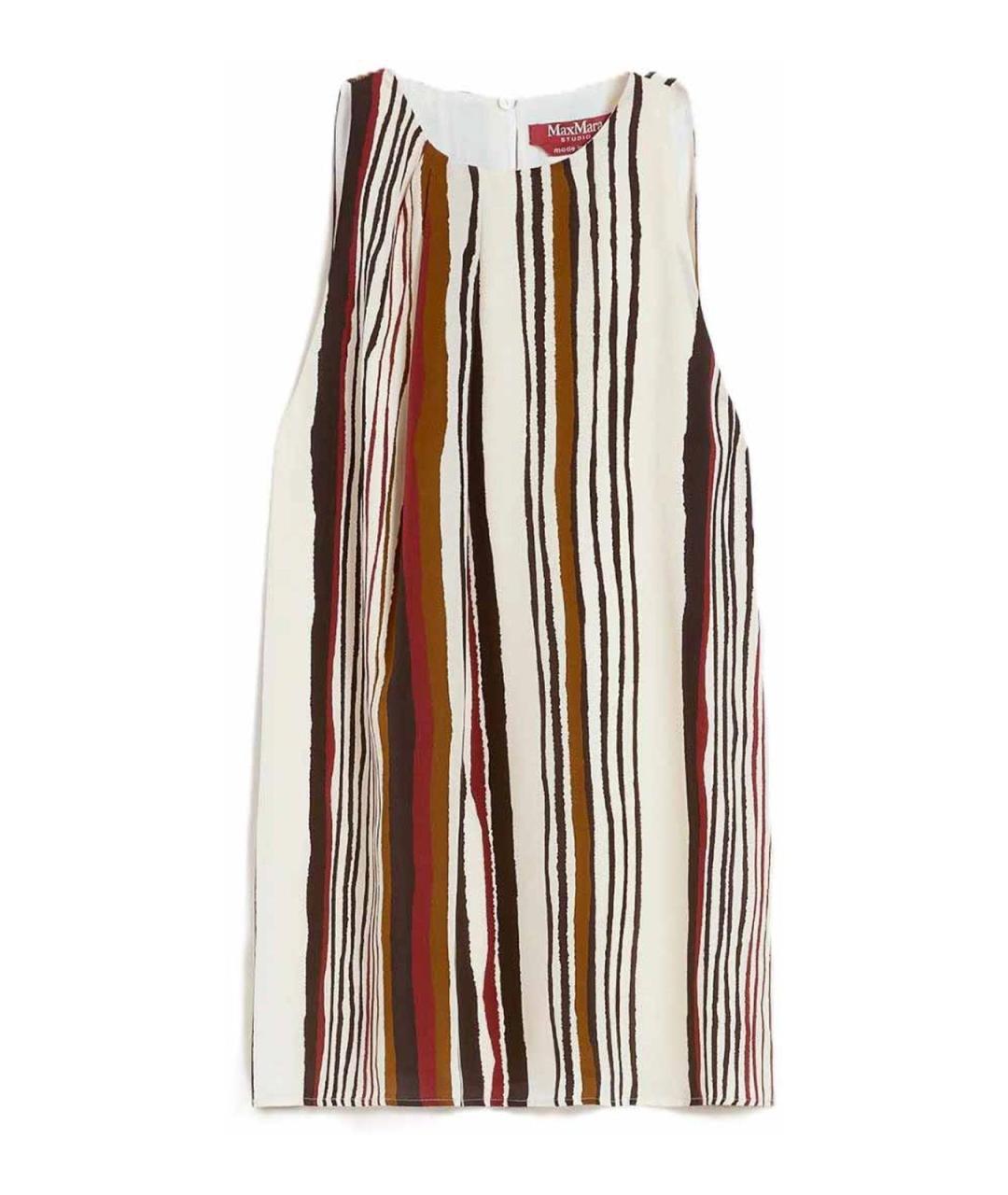 MAX MARA STUDIO Мульти шелковая блузы, фото 1