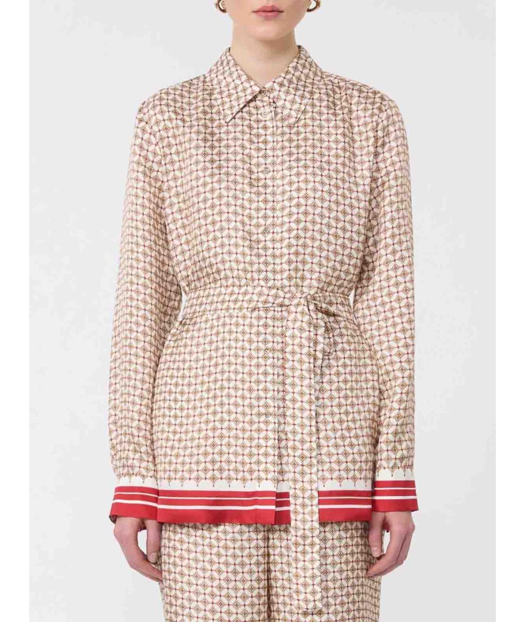 MAX MARA STUDIO Мульти шерстяная туника, фото 3