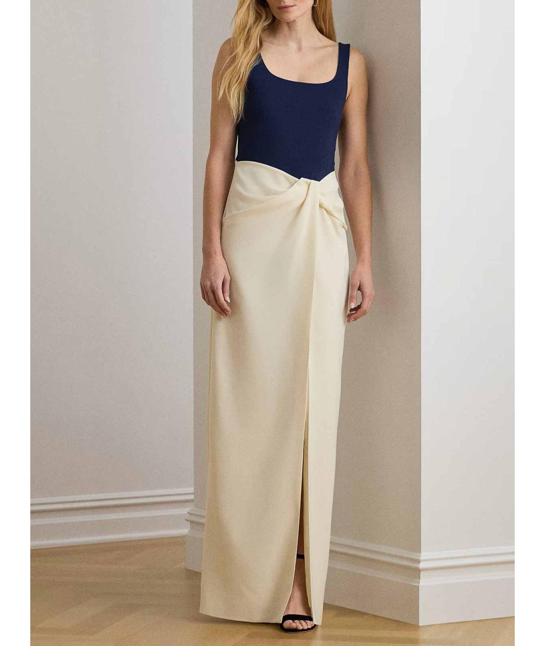 RALPH LAUREN Мульти креповое повседневное платье, фото 2