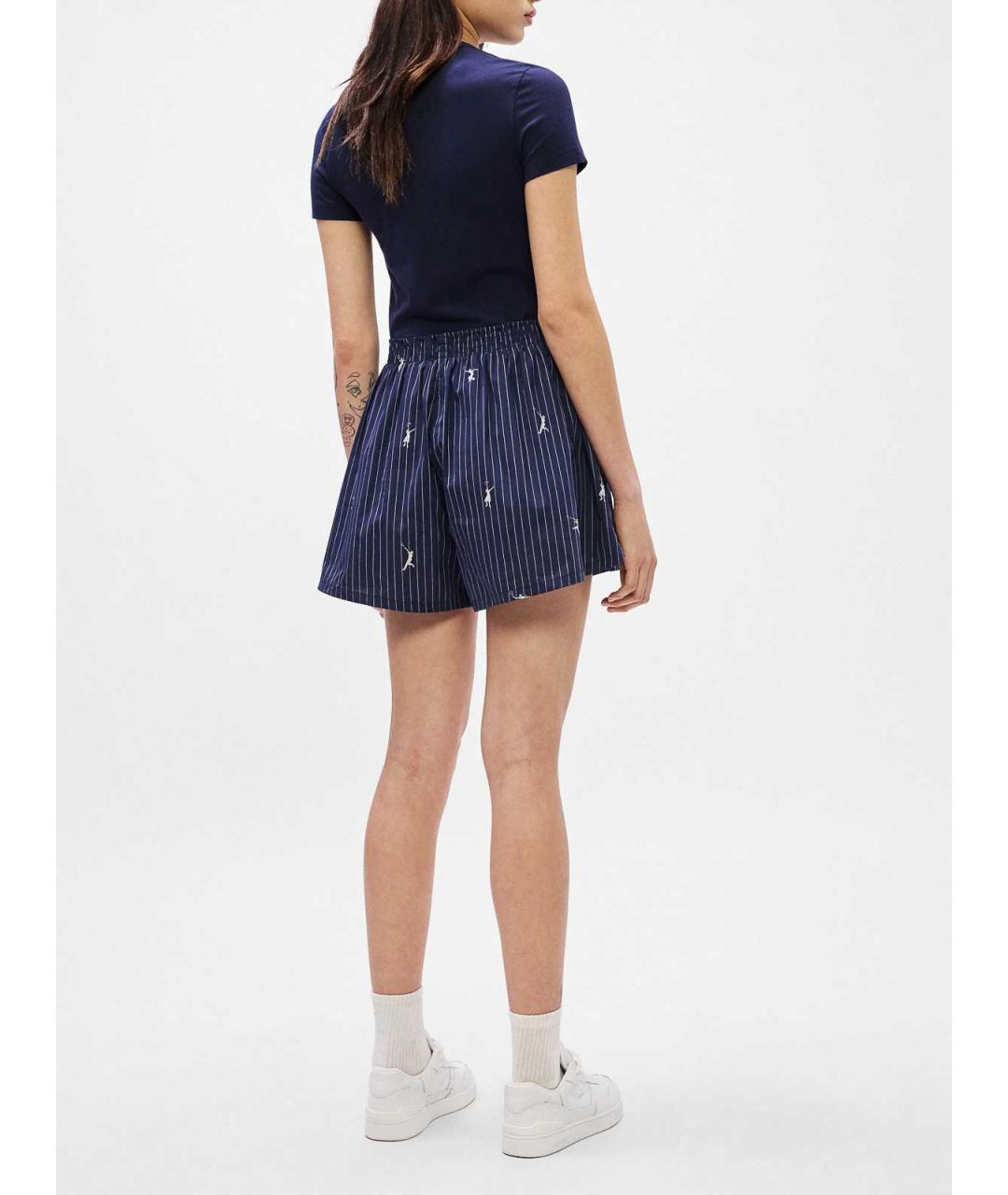 LACOSTE Синие хлопковые шорты, фото 5