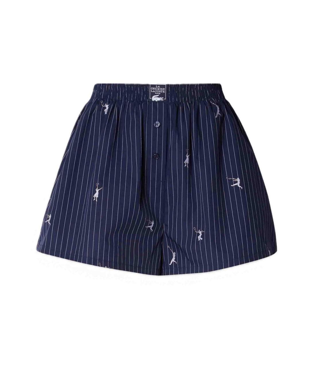 LACOSTE Синие хлопковые шорты, фото 1