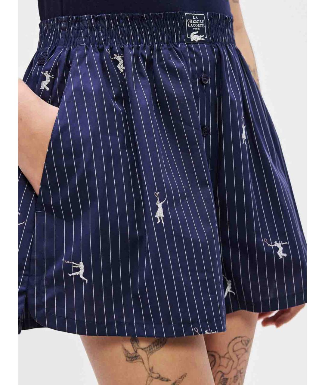 LACOSTE Синие хлопковые шорты, фото 3