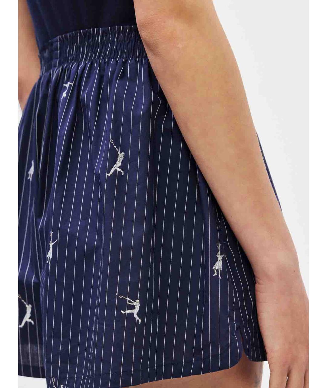 LACOSTE Синие хлопковые шорты, фото 2