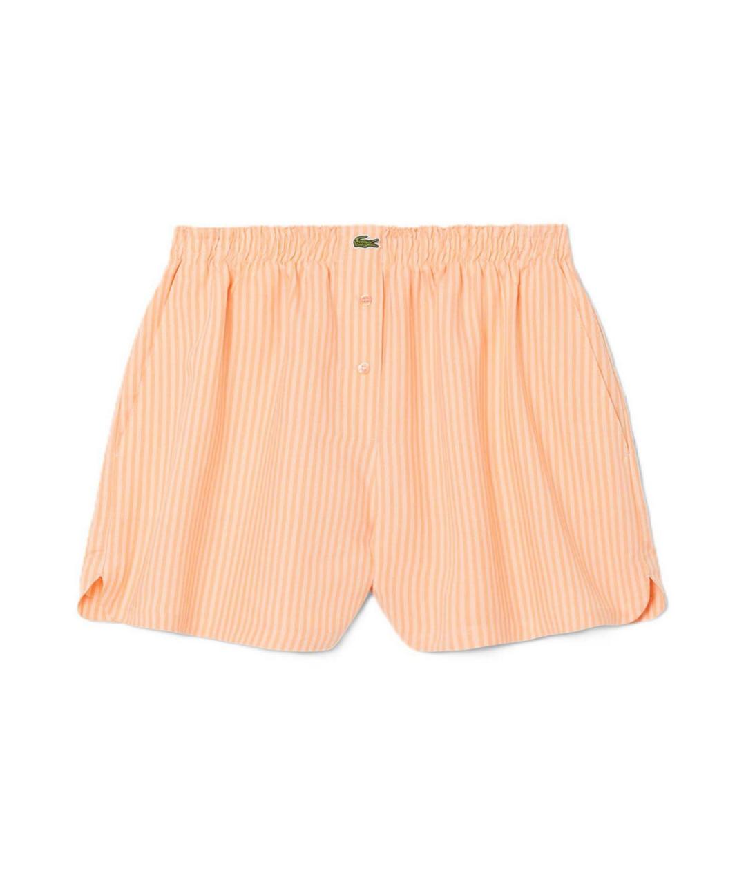 LACOSTE Розовые льняные шорты, фото 1