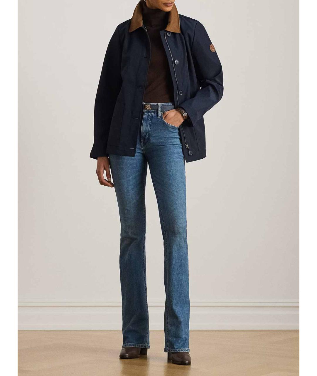 RALPH LAUREN Синяя полиамидовая куртка, фото 3
