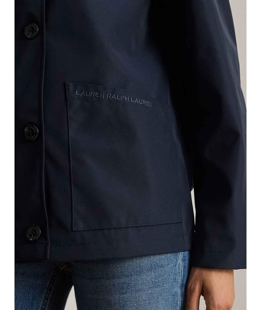 RALPH LAUREN Синяя полиамидовая куртка, фото 6