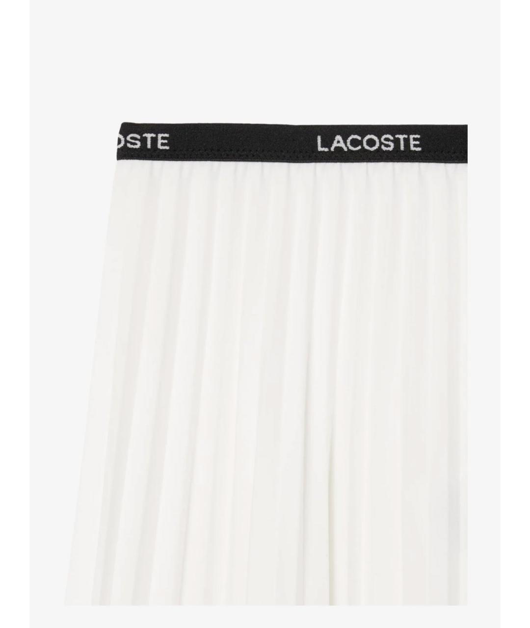 LACOSTE Белая юбка мини, фото 2