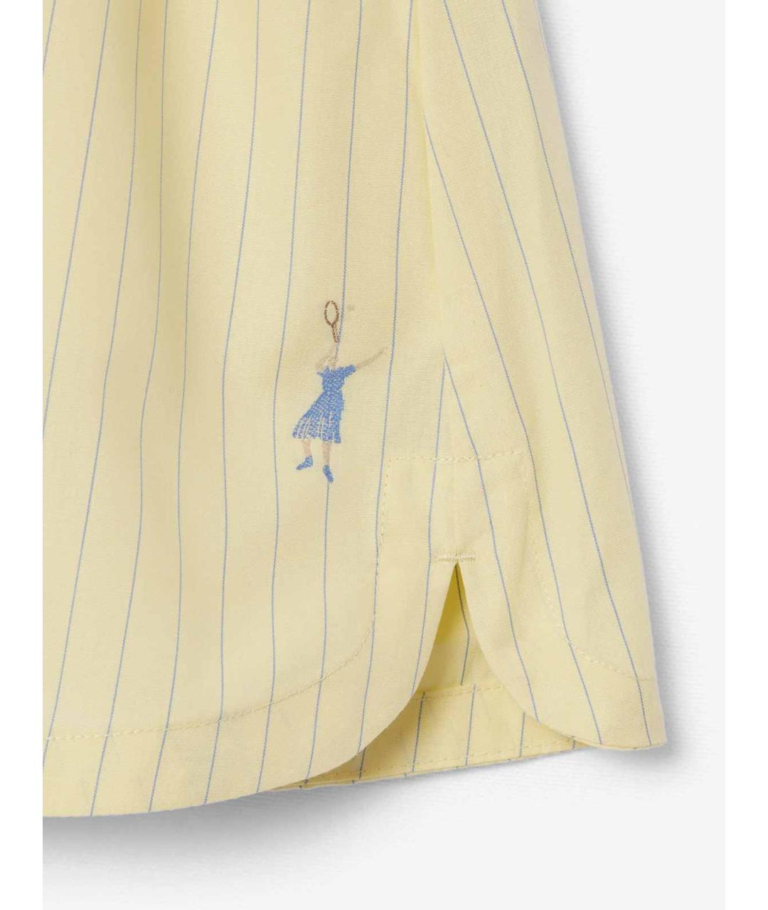 LACOSTE Желтые хлопковые шорты, фото 3