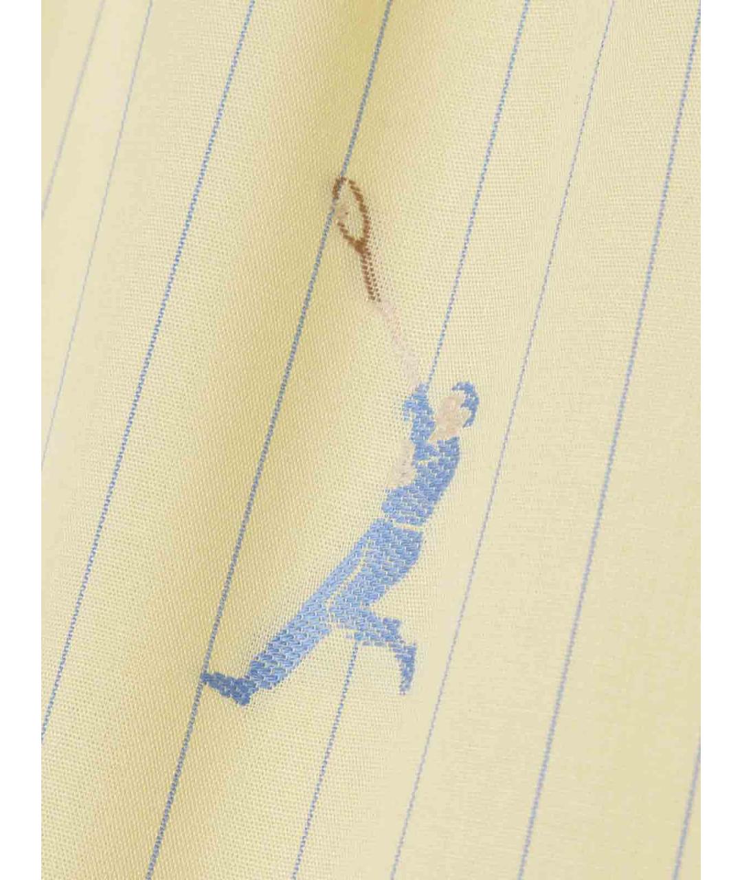 LACOSTE Желтые хлопковые шорты, фото 5