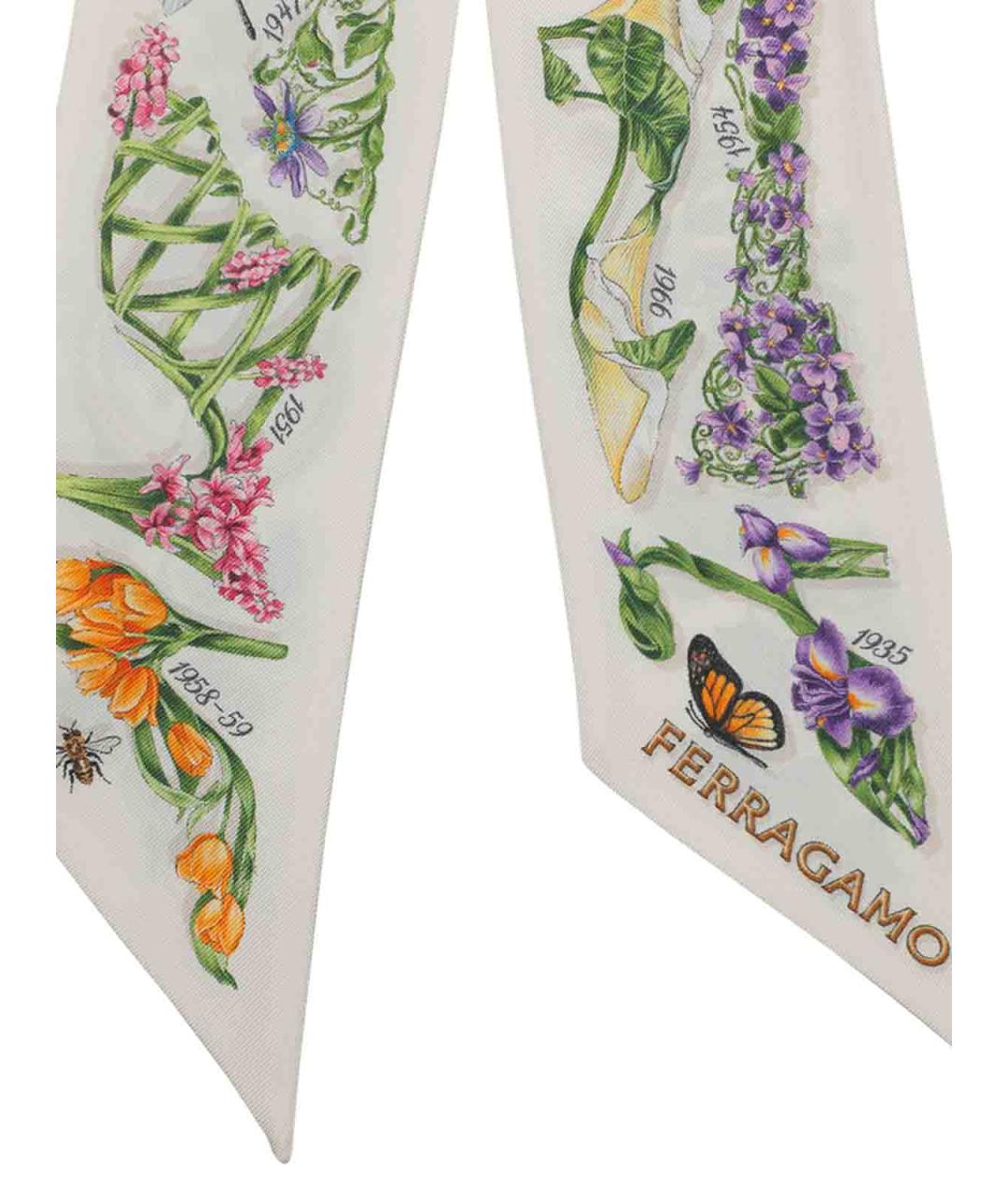 FERRAGAMO Мульти шелковый платок, фото 2