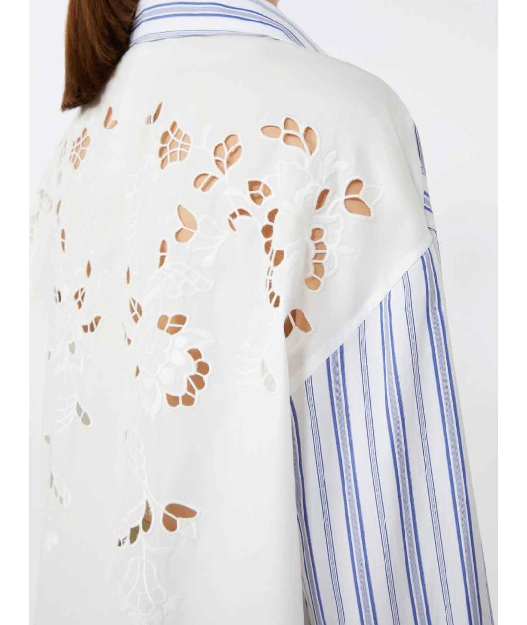 WEEKEND MAX MARA Голубая хлопковая рубашка, фото 2