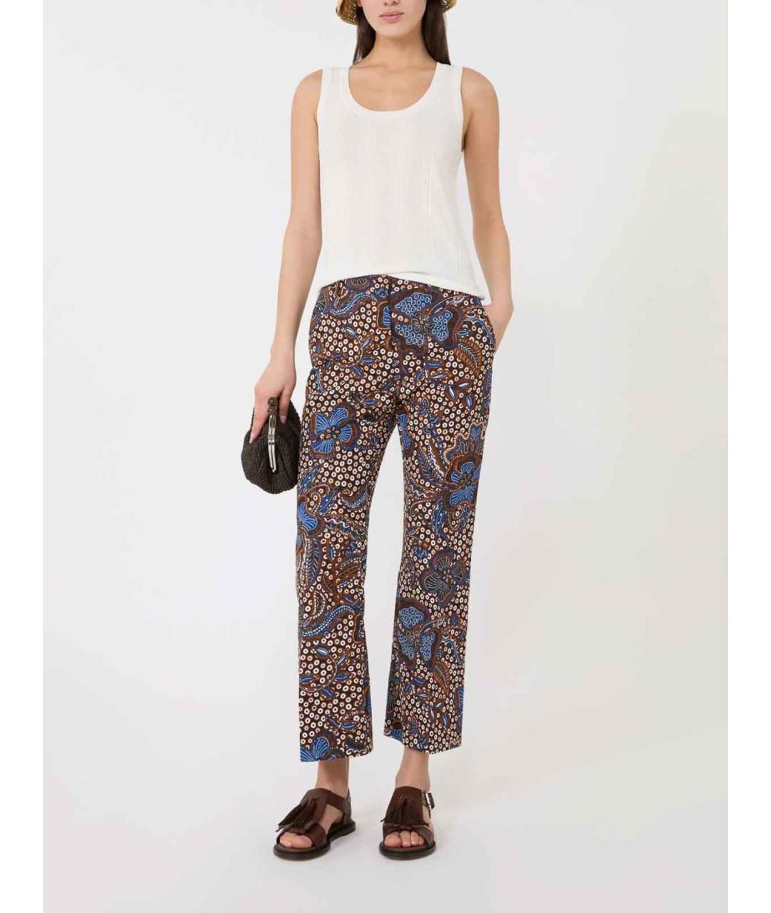 WEEKEND MAX MARA Белая хлопковая майка, фото 5