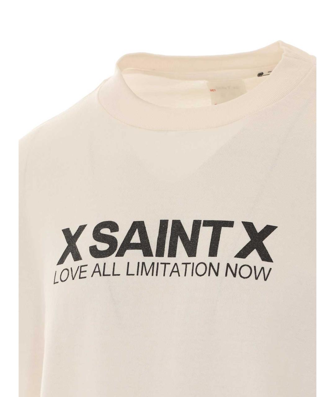 SAINT Mxxxxxx Белая хлопковая футболка, фото 3