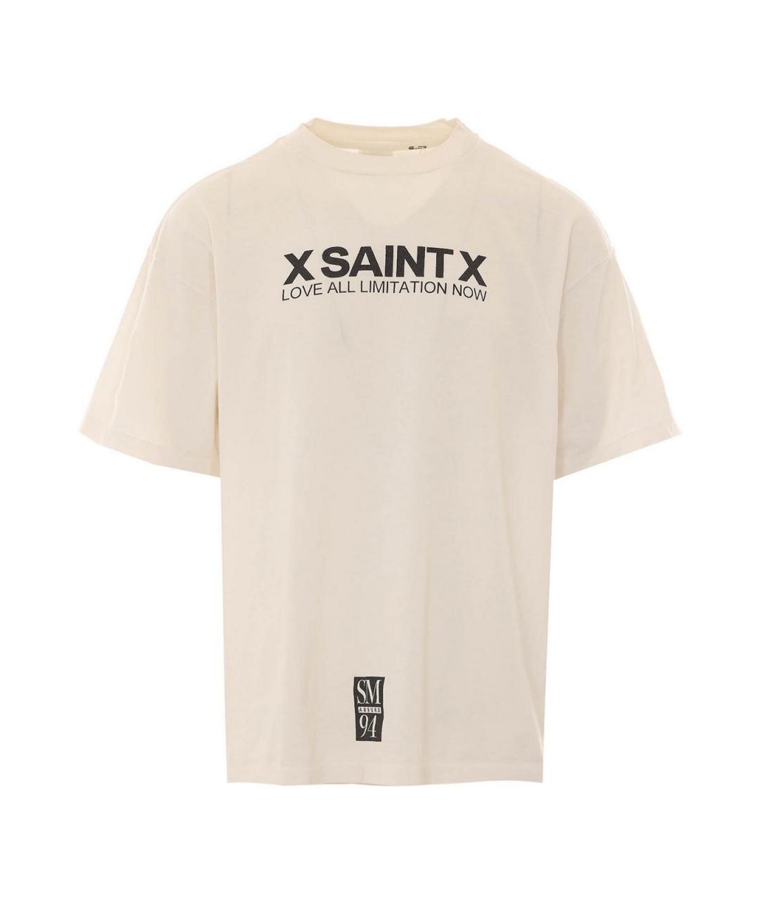 SAINT Mxxxxxx Белая хлопковая футболка, фото 1