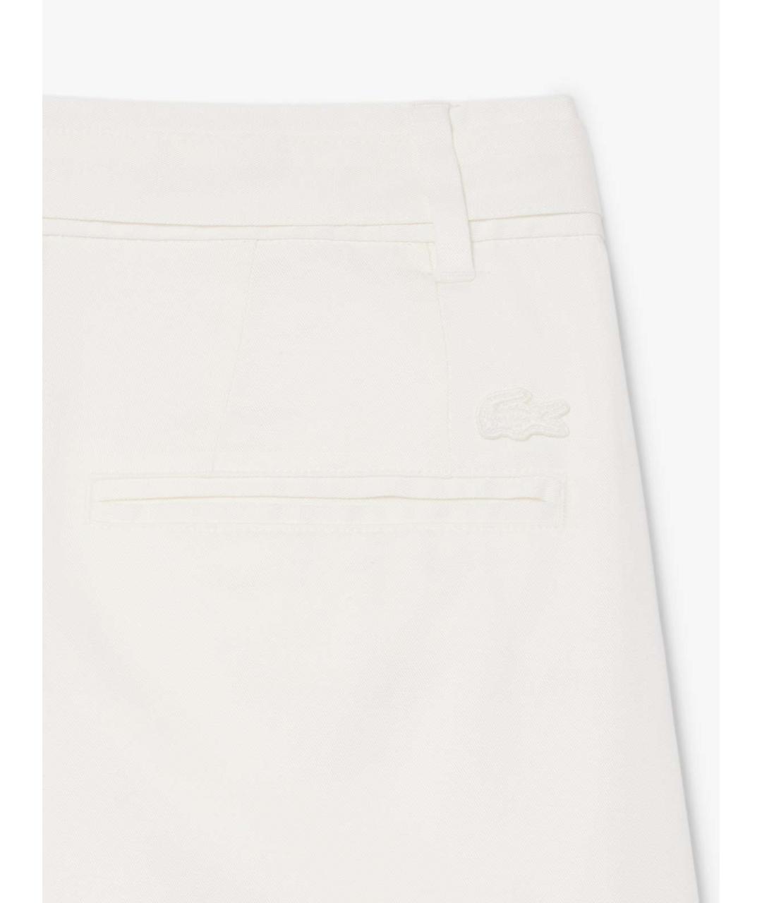 LACOSTE Белые вискозные шорты, фото 4