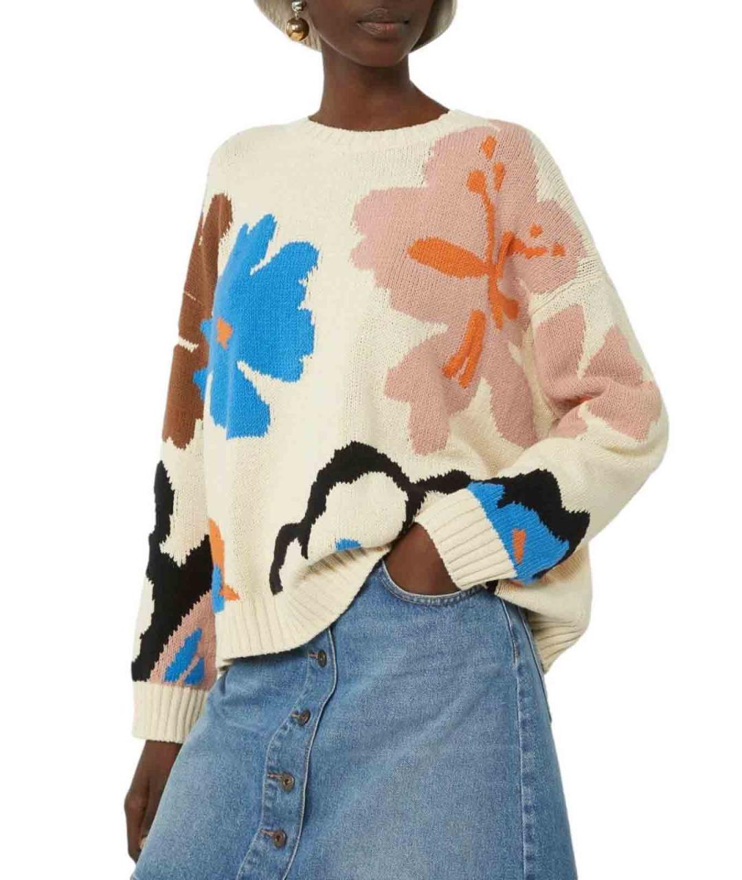 WEEKEND MAX MARA Мульти хлопковый джемпер / свитер, фото 4