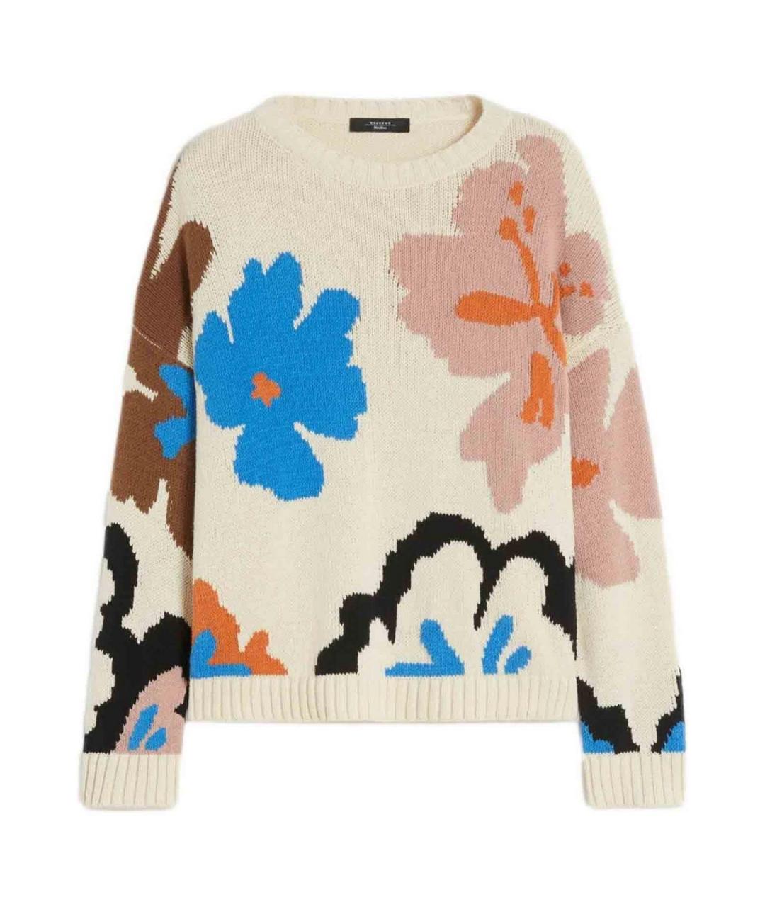 WEEKEND MAX MARA Мульти хлопковый джемпер / свитер, фото 1